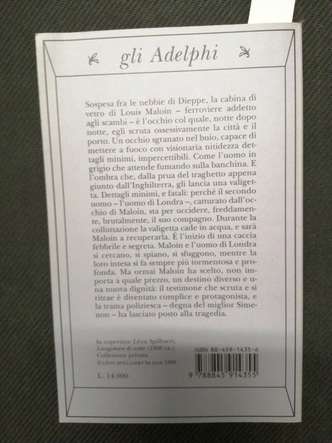 GEORGES SIMENON - L'UOMO DI LONDRA - GLI ADELPHI - 1999 - romanzo giallo (