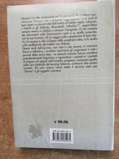 ANALECTA PHILOLOGICA ANATOLICA - Onofrio Carruba - 2005 storia filologia (7