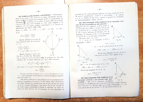 TRIGONOMETRIA PIANA per le scuole secondarie superiori 1946 A. Signorelli (