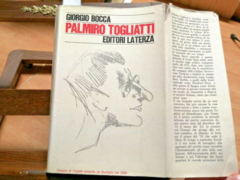 GIORGIO BOCCA - PALMIRO TOGLIATTI - BIOGRAFIA - LATERZA - 1973 - RILEGATO (