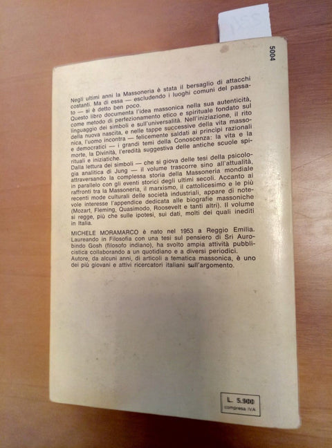 LA MASSONERIA IERI E OGGI - MICHELE MORAMARCO 1977 DE VECCHI (234)GRAN