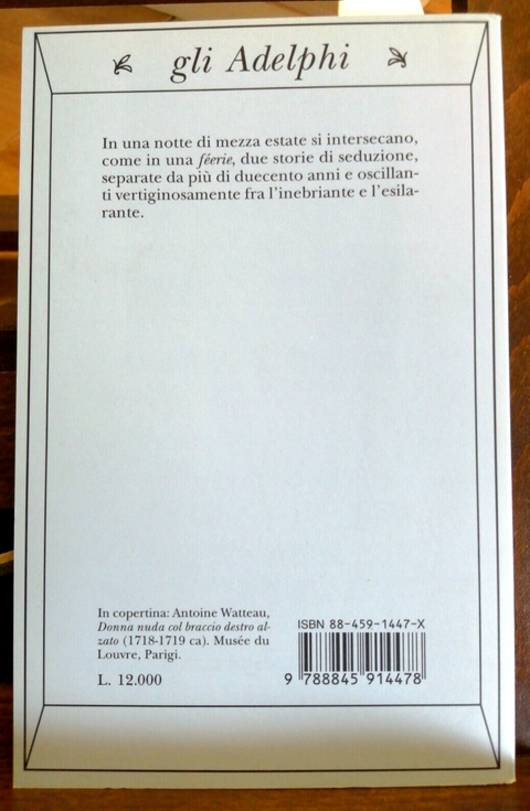 MILAN KUNDERA - LA LENTEZZA - 1999 - GLI ADELPHI (6425)