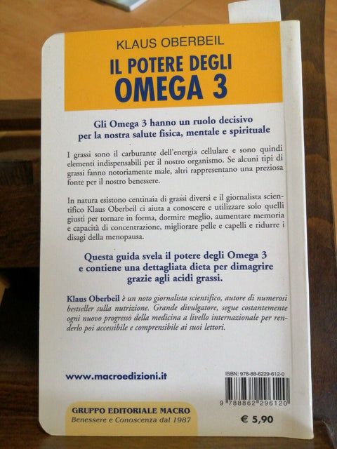 IL POTERE DEGLI OMEGA 3 I GRASSI CHE FANNO BENE - KLAUS OBERBEIL - MACRO (5