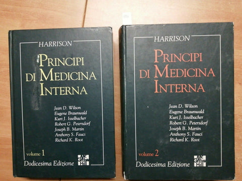 PRINCIPI DI MEDICINA INTERNA - 2 VOLL. HARRISON WILSON - McGRAW HILL 1992 (