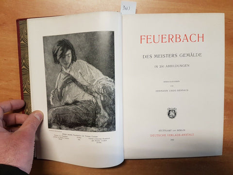 FEUERBACH DES MEISTERS GEMALDE IN 200 ABBILDUNGEN 1913 VERLAGS ANSTALT - (3