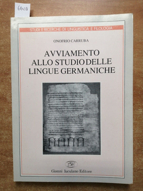 Onofrio Carruba - AVVIAMENTO ALLO STUDIO DELLE LINGUE GERMANICHE Iuculano(6