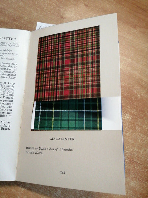 THE CLANS AND TARTANS OF SCOTLAND - ROBERT BAIN'S 1954 COLLINS (6315G