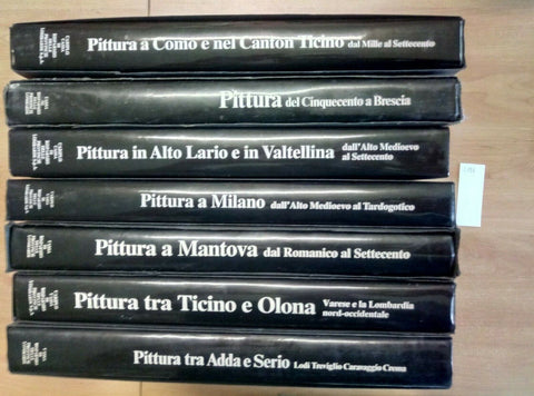 Lotto 3 volumi PITTURA A MILANO, MANTOVA, ADDA e SERIO - leggi sotto - CARIPLO