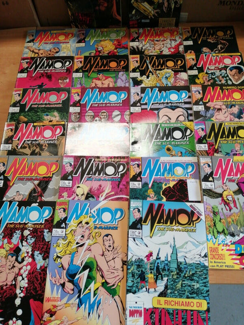 LOTTO NAMOR THE SUB-MARINER - MARVEL PLAY PRESS DA 1 A 25 + 2 ALBI EXTRA (2