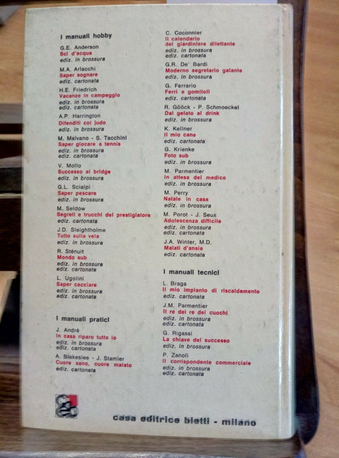 SAPER PESCARE - GIAN LUIGI SCIALPI 1969 BIETTI - ATTREZZATURA TECNICHE (606