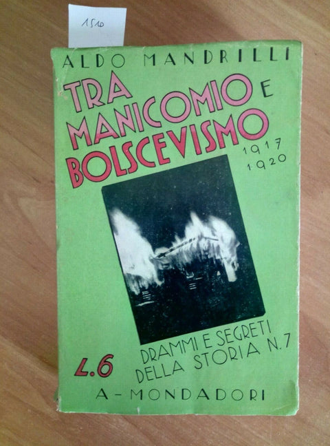 TRA MANICOMIO E BOLSCEVISMO 1917/1920 - ALDO MANDRILLI - MONDADORI 1933 (15