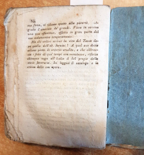 GERUSALEMME LIBERATA tomo II di TORQUATO TASSO - 1816 - Pietro Bernardi - (