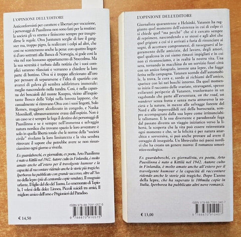 PAASILINNA 2 libri: L'ANNO DELLA LEPRE, IL BOSCO DELLE VOLPI - Iperborea (