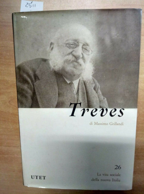 TREVES BIOGRAFIA UTET 1977 GRILLANDI - 20 TAVOLE FUORI TESTO 688 PAGINE (25