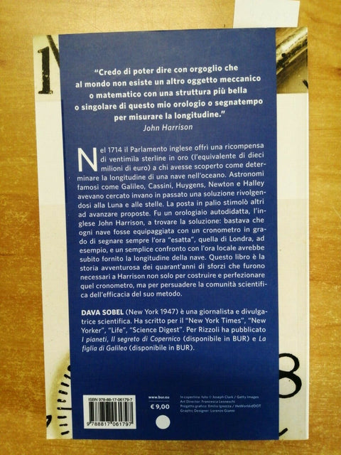 Longitudine - Come un genio solitario cambi la navigazione - SOBEL - BUR(2