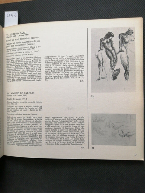 Dall'8 al 9: disegni, acqueforti, puntesecche, litografie, bronzetti 1975