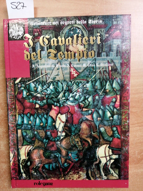 I CAVALIERI DEL TEMPIO Role Game 1990 librogame 1ed. EL - giochi di ruolo