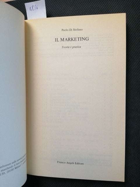 IL MARKETING TEORIA E PRATICA edizione ampliata - DI STEFANO Franco Angeli(