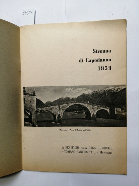 Strenna di capodanno 1959 casa di riposo T. Ambrosetti MORBEGNO SONDRIO (37