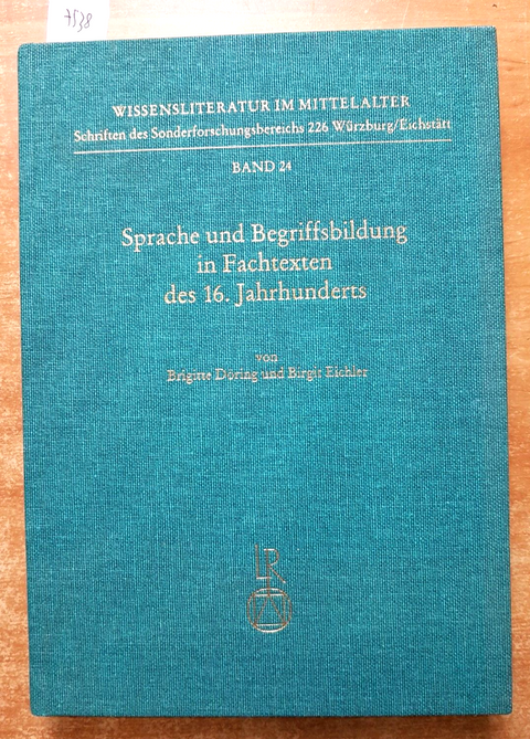 Sprache und Begriffsbildung in Fachtexten des 16. Jahrhunderts - DORING (75