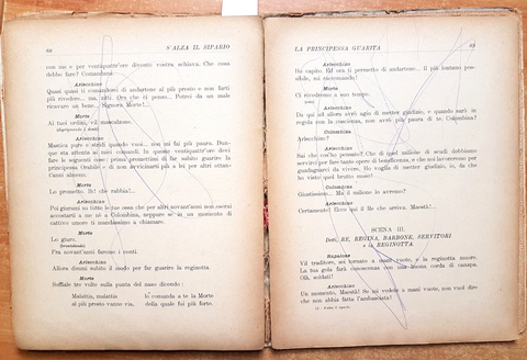 S'ALZA IL SIPARIO - Etre Maria Valori - illustrazioni BURZI - anni '30? -