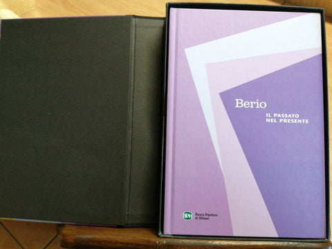 L. BERIO - IL PASSATO NEL PRESENTE RICCARDO CHAILLY BPM 2004 LIBRO + CD (55