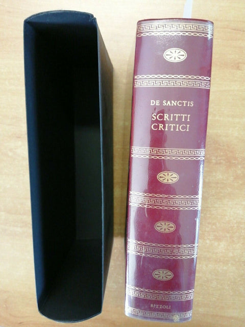 FRANCESCO DE SANCTIS - SCRITTI CRITICI - 1ED. - RIZZOLI - 1966 COFANETTO(1