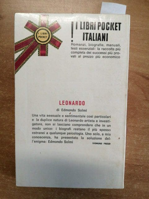 EDMONDO SOLMI - LEONARDO (1452-1519) - BIOGRAFIA - LONGANESI - 1972 -