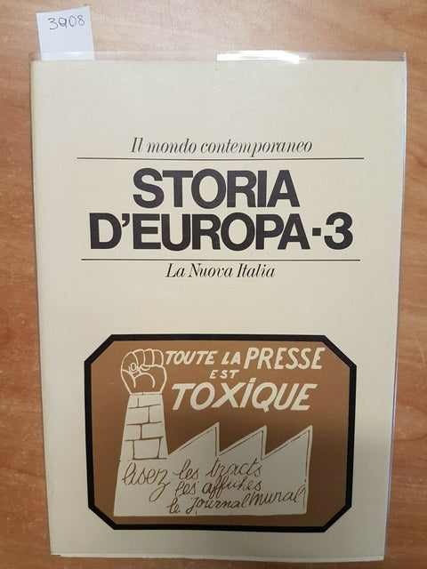 IL MONDO CONTEMPORANEO - STORIA D'EUROPA 3 - 1980 - LA NUOVA ITALIA (3908